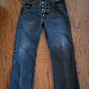Levi's Dark Wash Straight Jeans